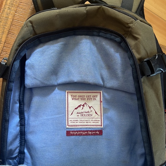 HERSCHEL X HOLDEN CALIBER 16 BACKPACK OLIVE GREEN - Picture 3 of 6